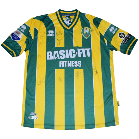 ADO Den Haag 2011/12 Home kit Signed by Squad XL