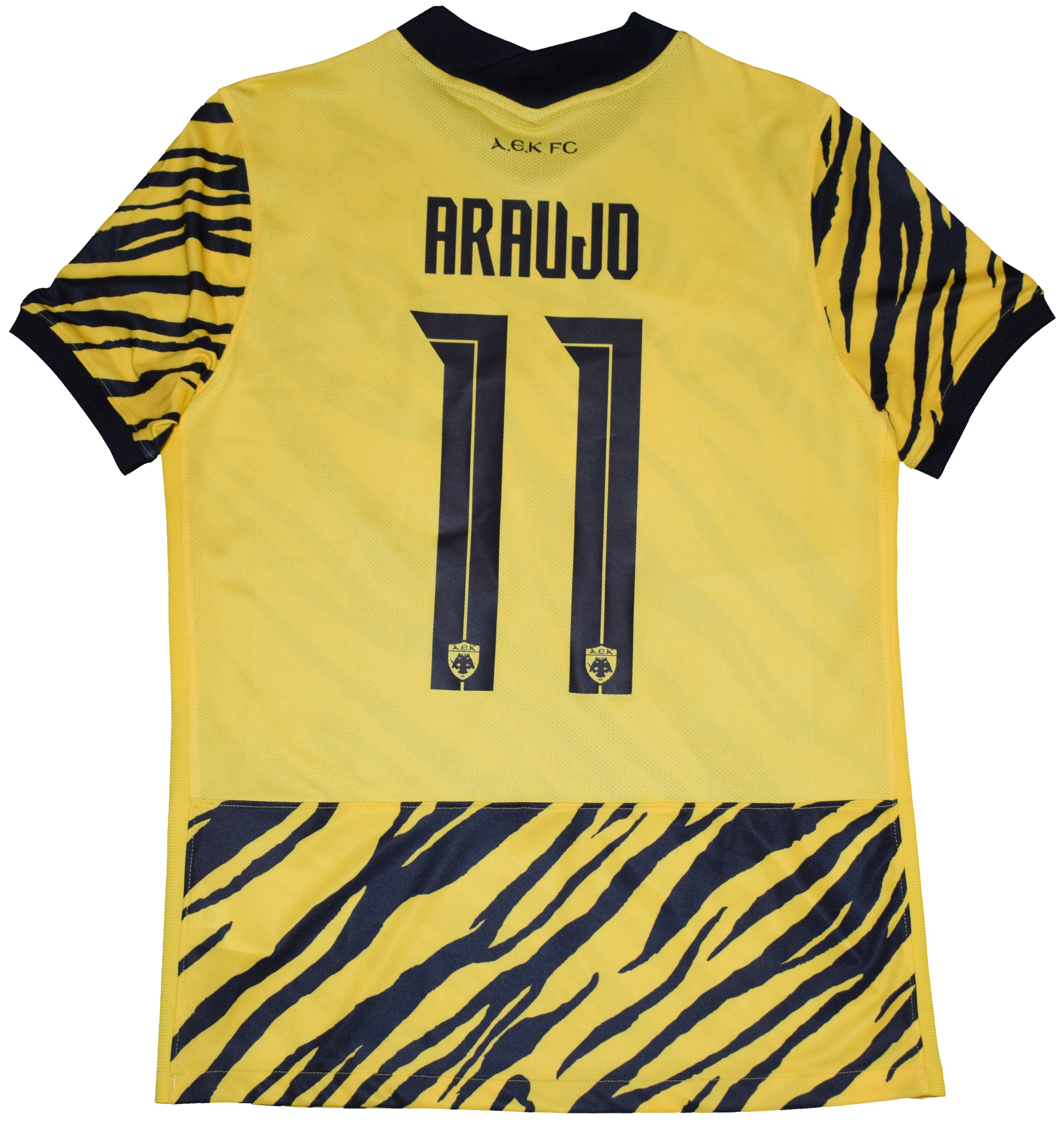 AEK Athens 2022/23 Home kit with Official Araujo Print Medium BNWT