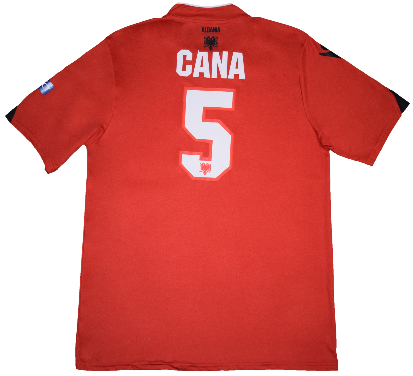 Albania 2016 EURO Home kit with official Lorik Cana Print, XXL