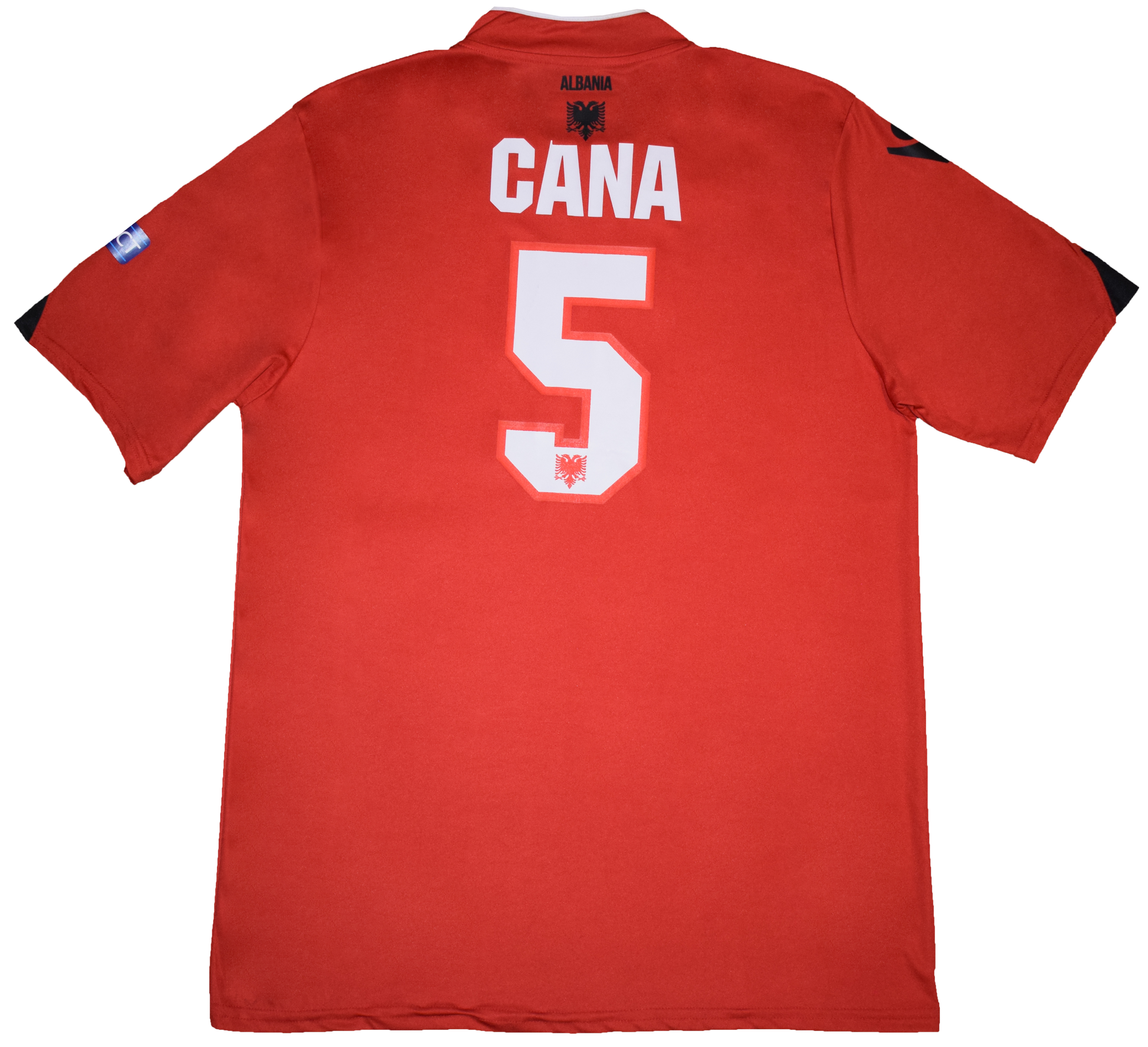Albania 2016 EURO Home kit with official Lorik Cana Print, XXL