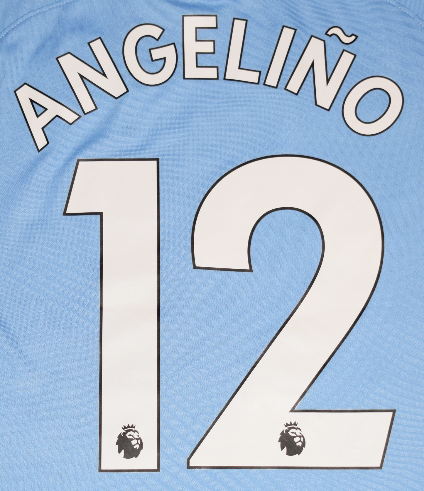 Angelino Match Issued Manchester City 2019/20 Authentic Player Version Home kit Small
