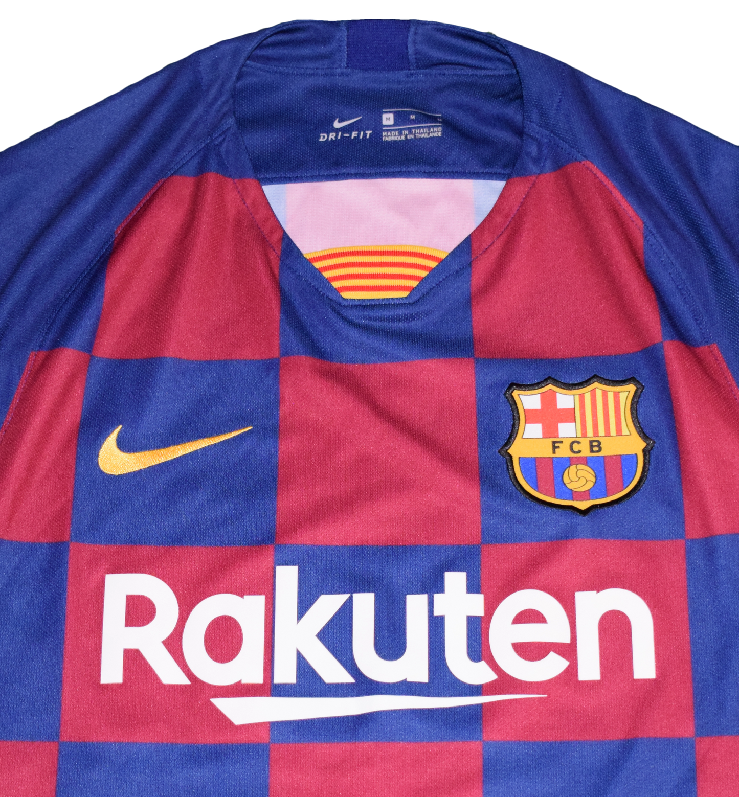 Barcelona 2019/20 Home kit with Official Suarez Print Medium