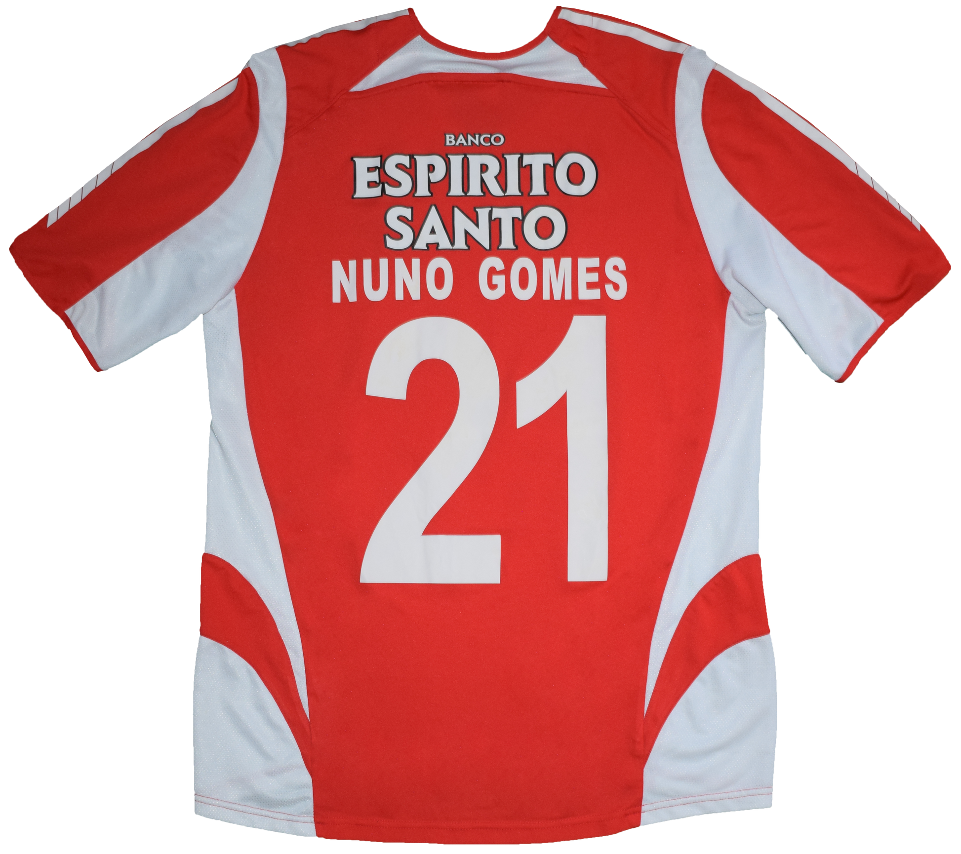 Benfica 2005/06 Home kit with Nuno Gomez Print Medium