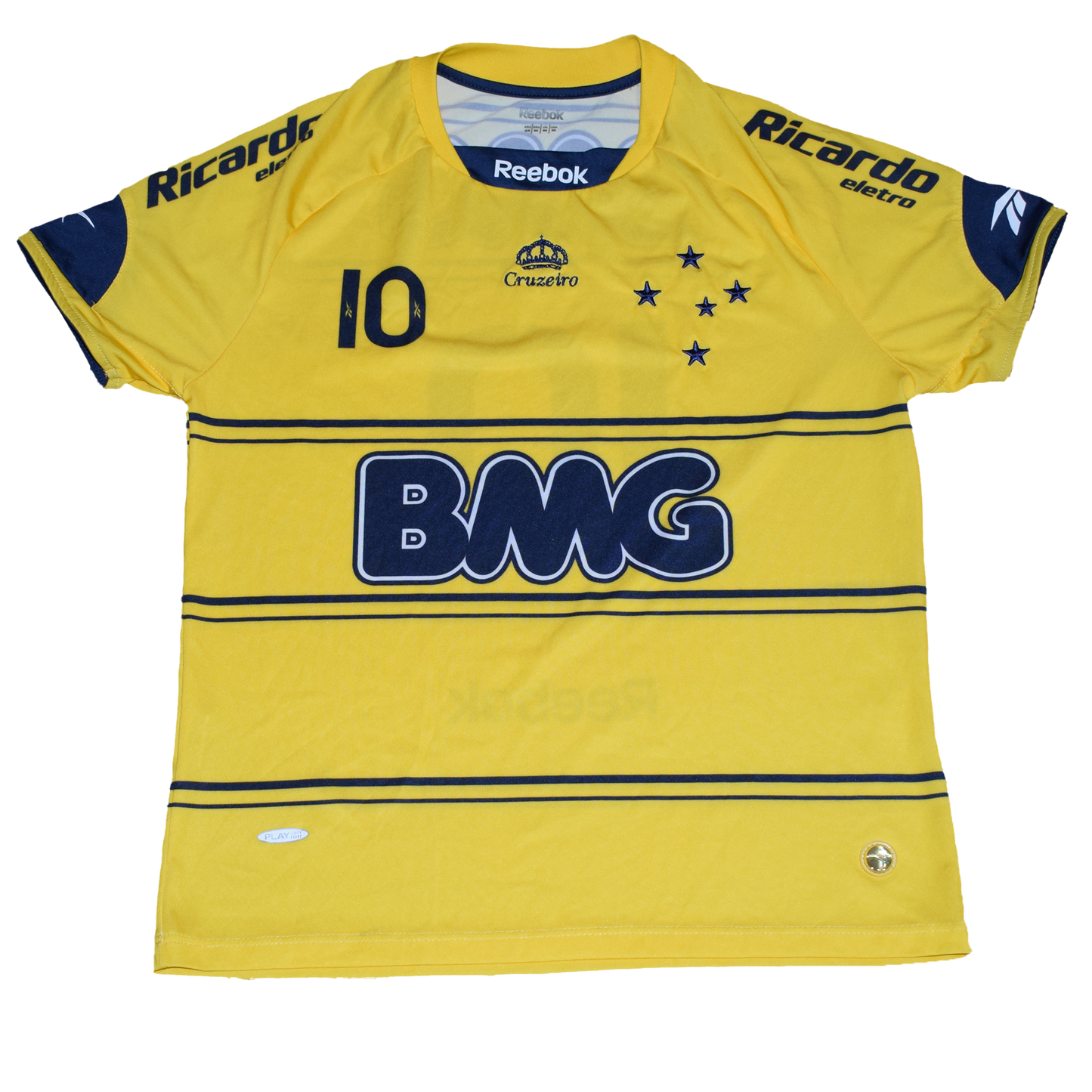 Cruzeiro 2010 Third kit YMedium with number 10 Print (Kids)