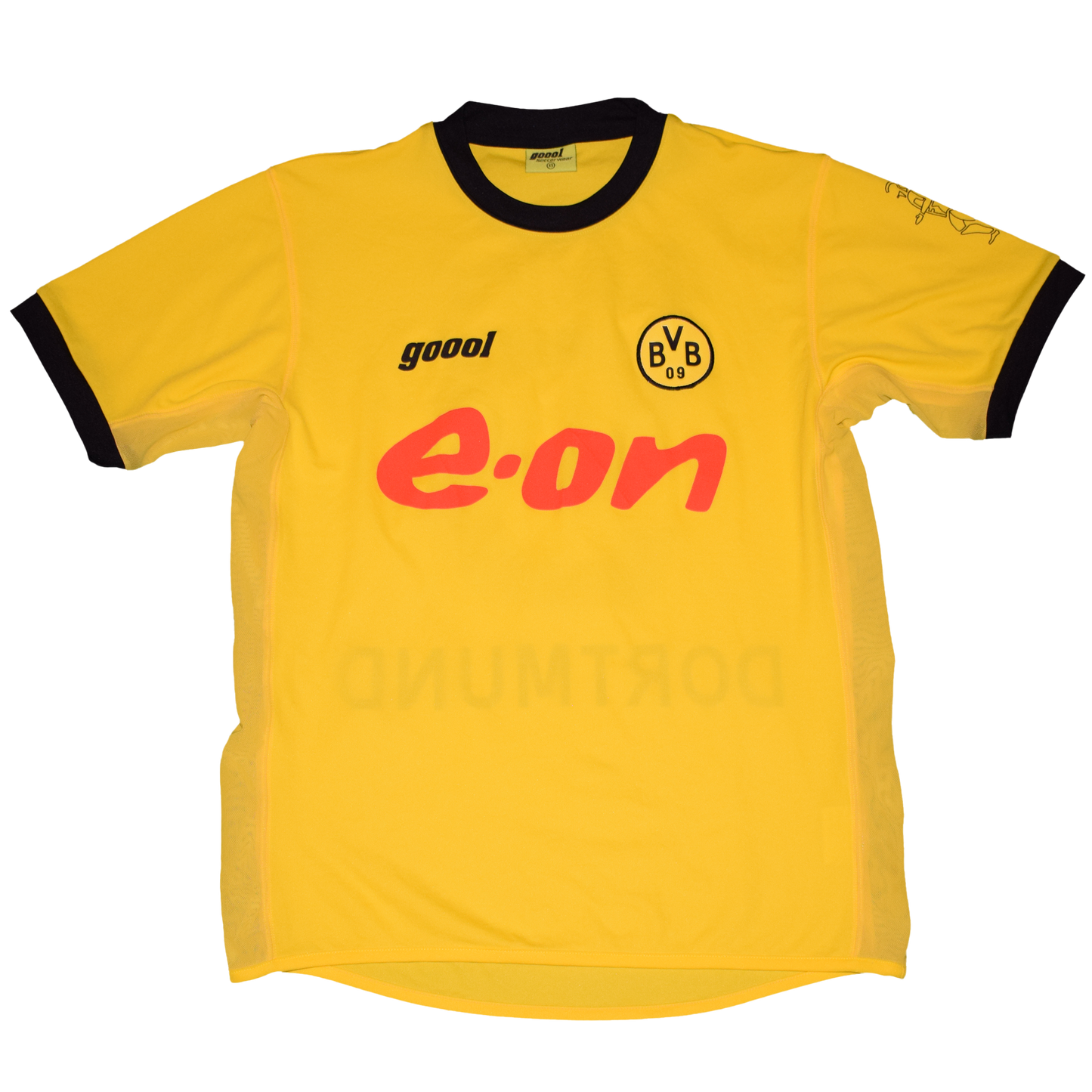 Borussia Dortmund 2003/04 Home kit with Official Koller Print XS