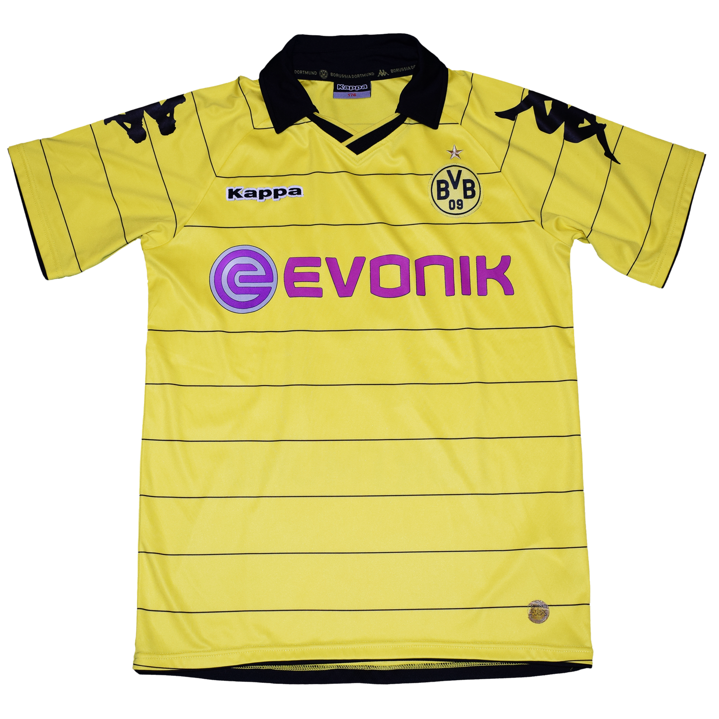 Borussia Dortmund 2010/11 Home kit with Official Götze Print YXXL (Kids)