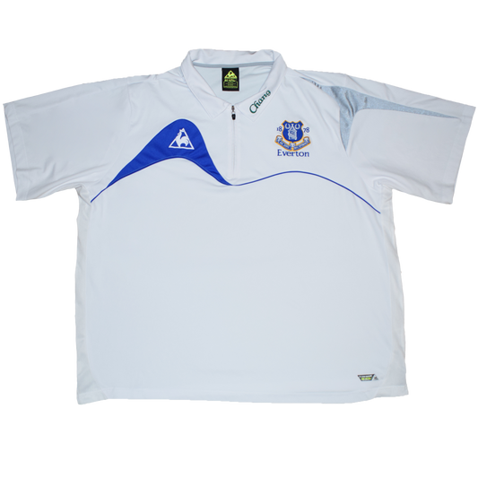 Everton 2009/10 Zip Polo Shirt XXXL
