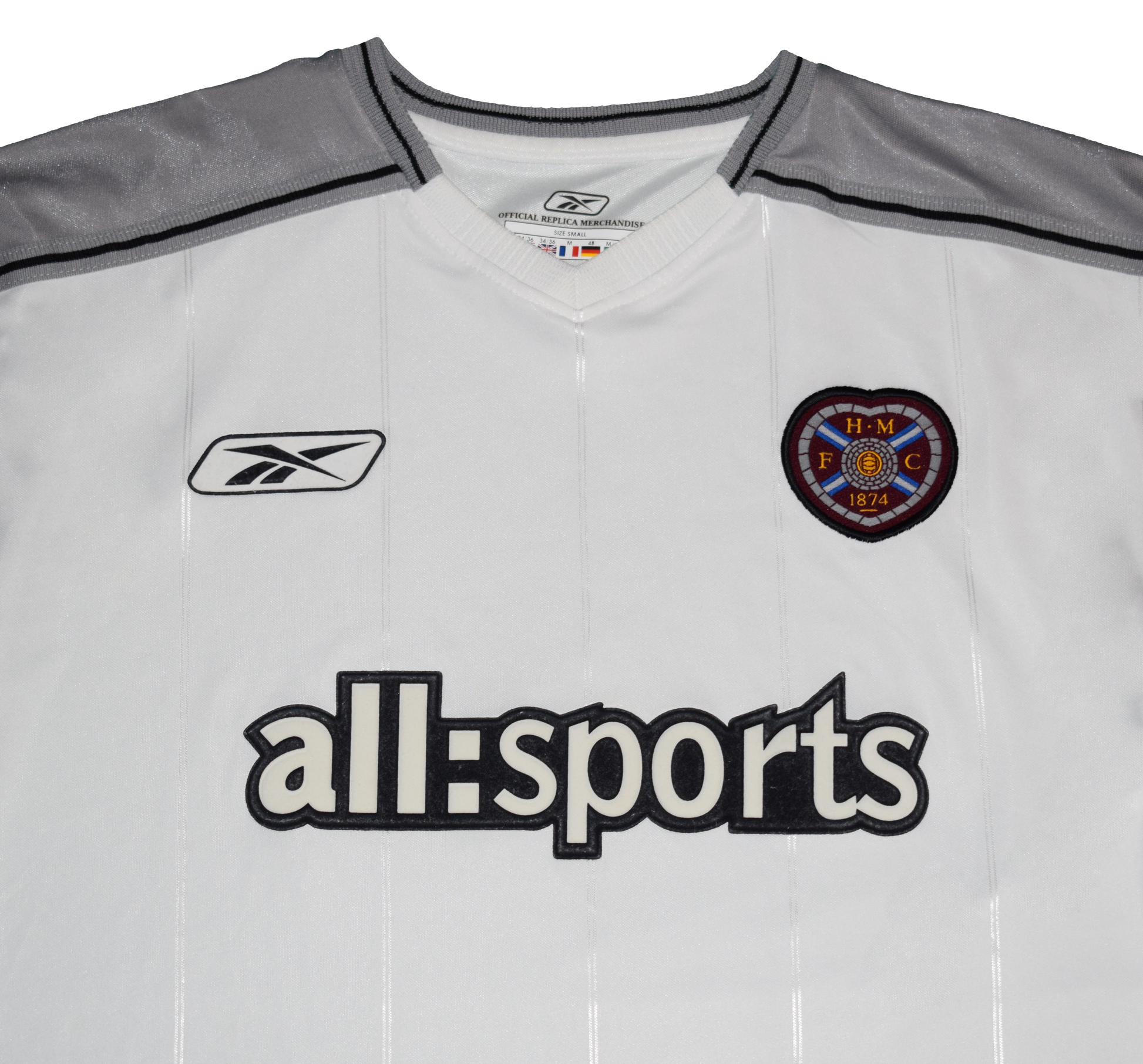 Hearts 2003/04 Away kit Small