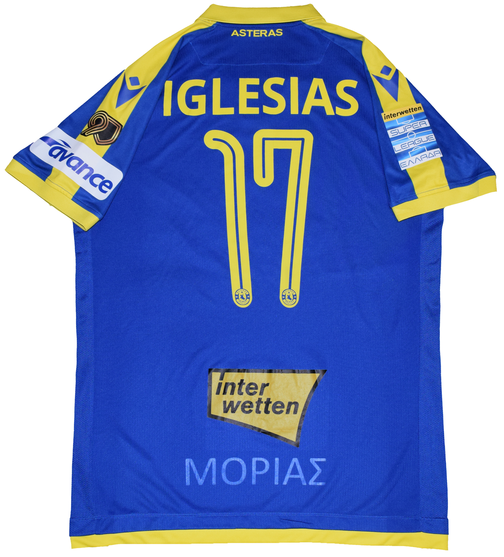 Iglesias Matchworn Asteras Tripolis 2021/22 Third kit XL
