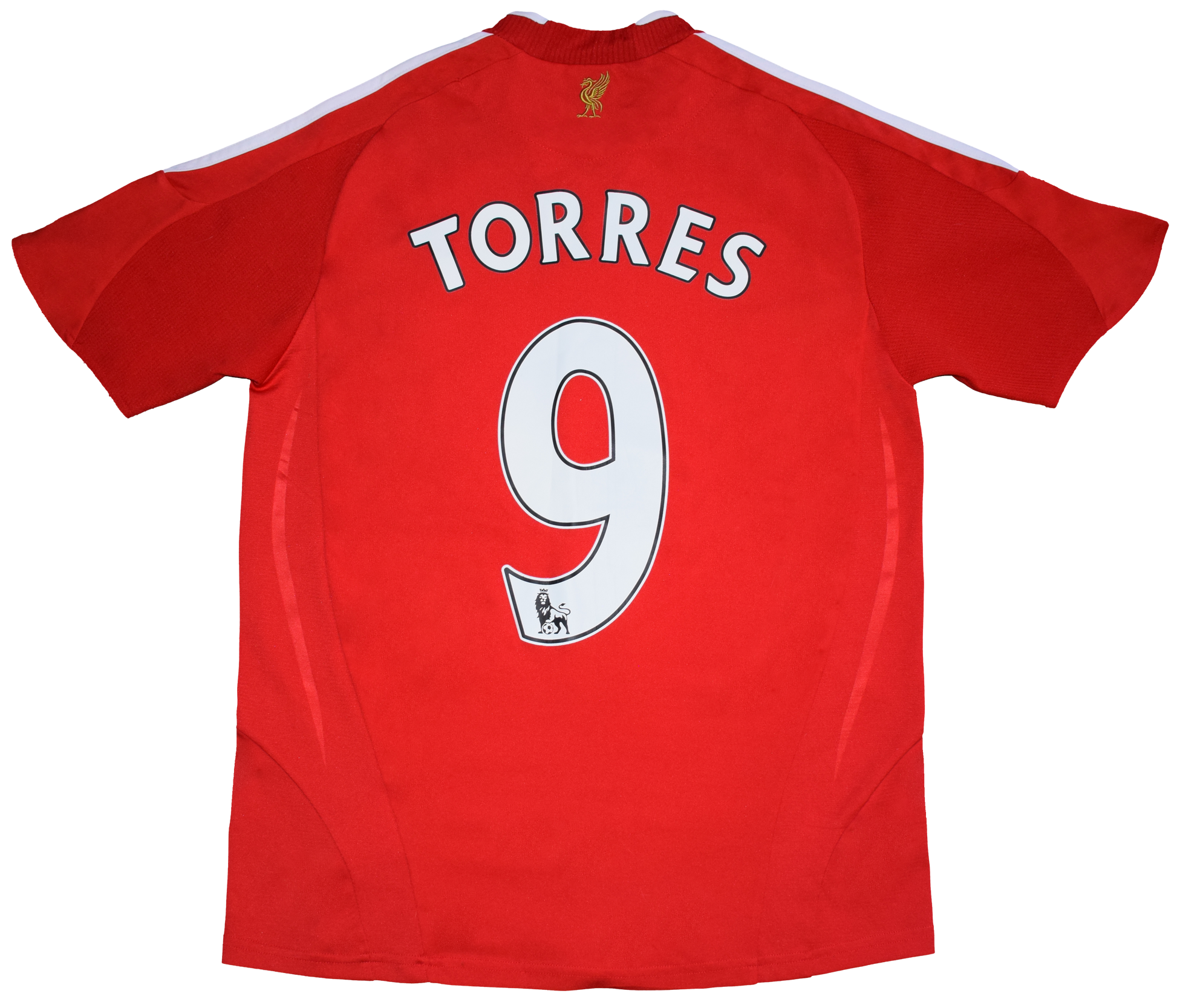 Liverpool 2009/10 Home kit with Official Torres Print XS