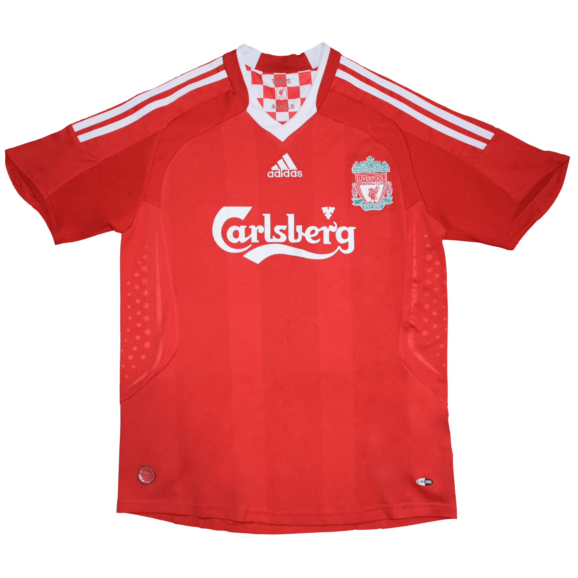 Liverpool 2009/10 Home kit with Official Torres Print XS