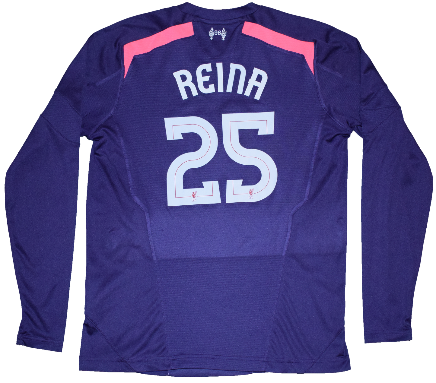 Liverpool 2013/14 GK Longsleeve Away kit with Official Reina Print YXL (Kids)