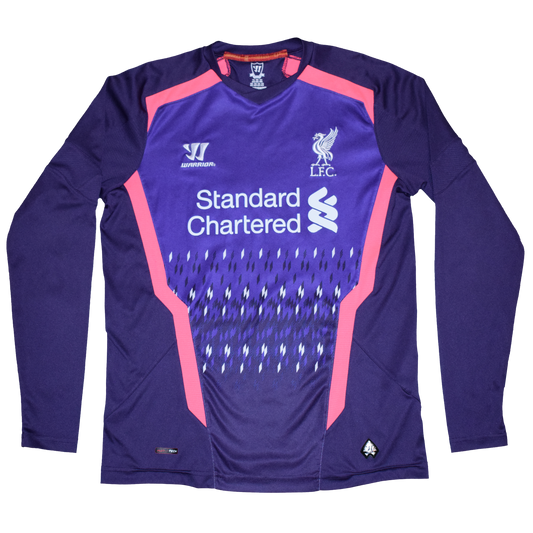 Liverpool 2013/14 GK Longsleeve Away kit with Official Reina Print YXL (Kids)
