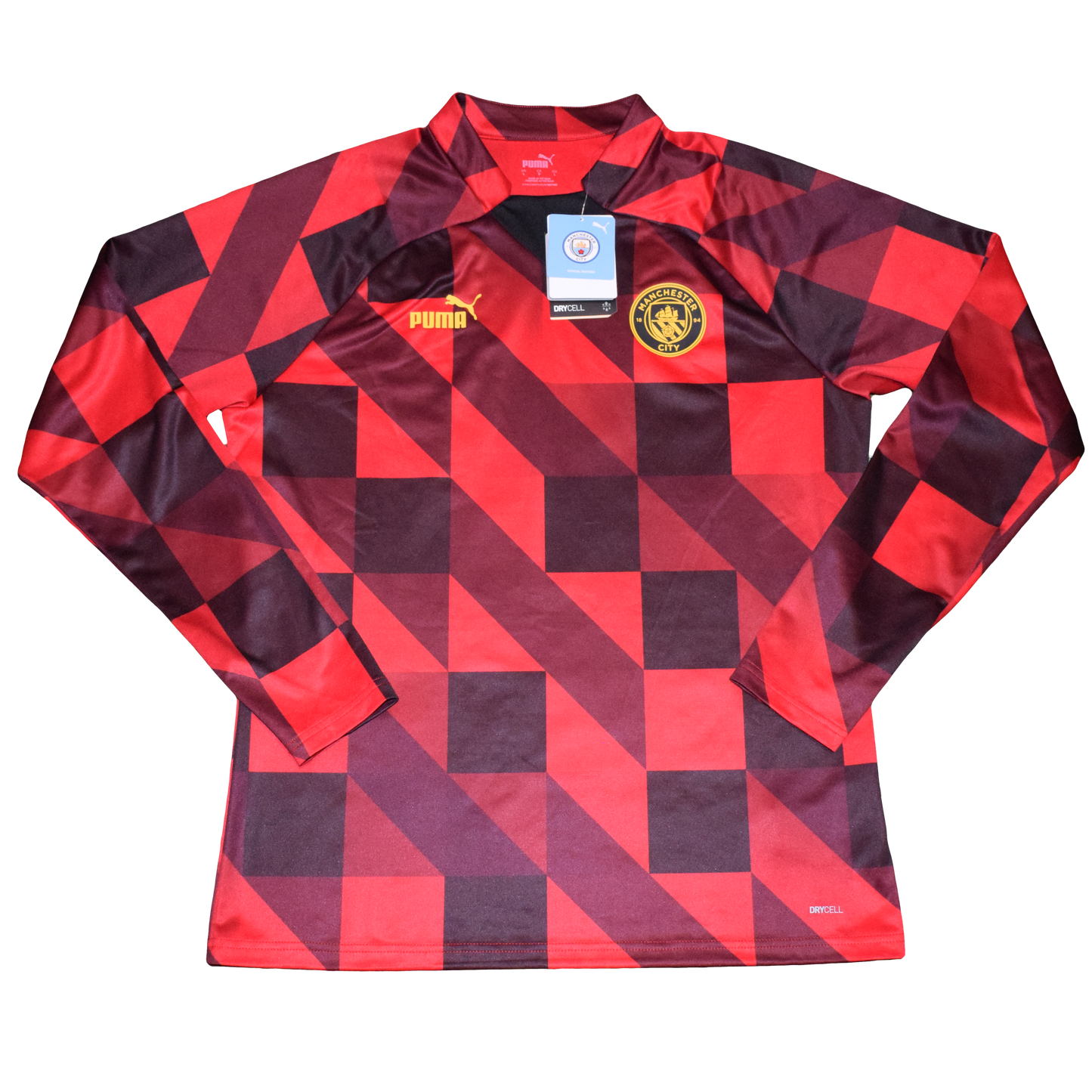 Manchester City 2022/23 Pre Match kit Longsleeve Large BNWT
