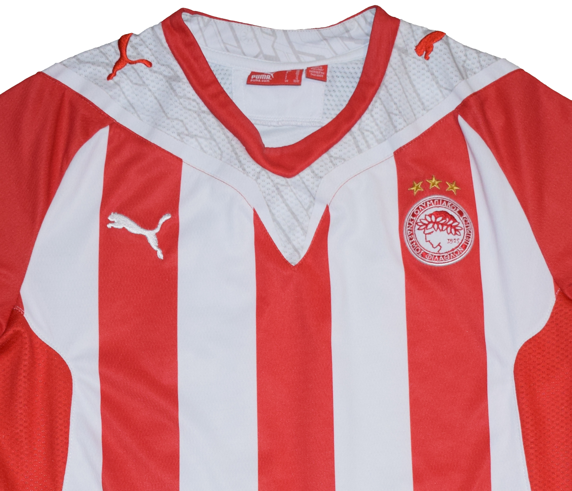 Olympiacos 2009/10 Home kit with Official Fetfatzidis Print YL (Kids)