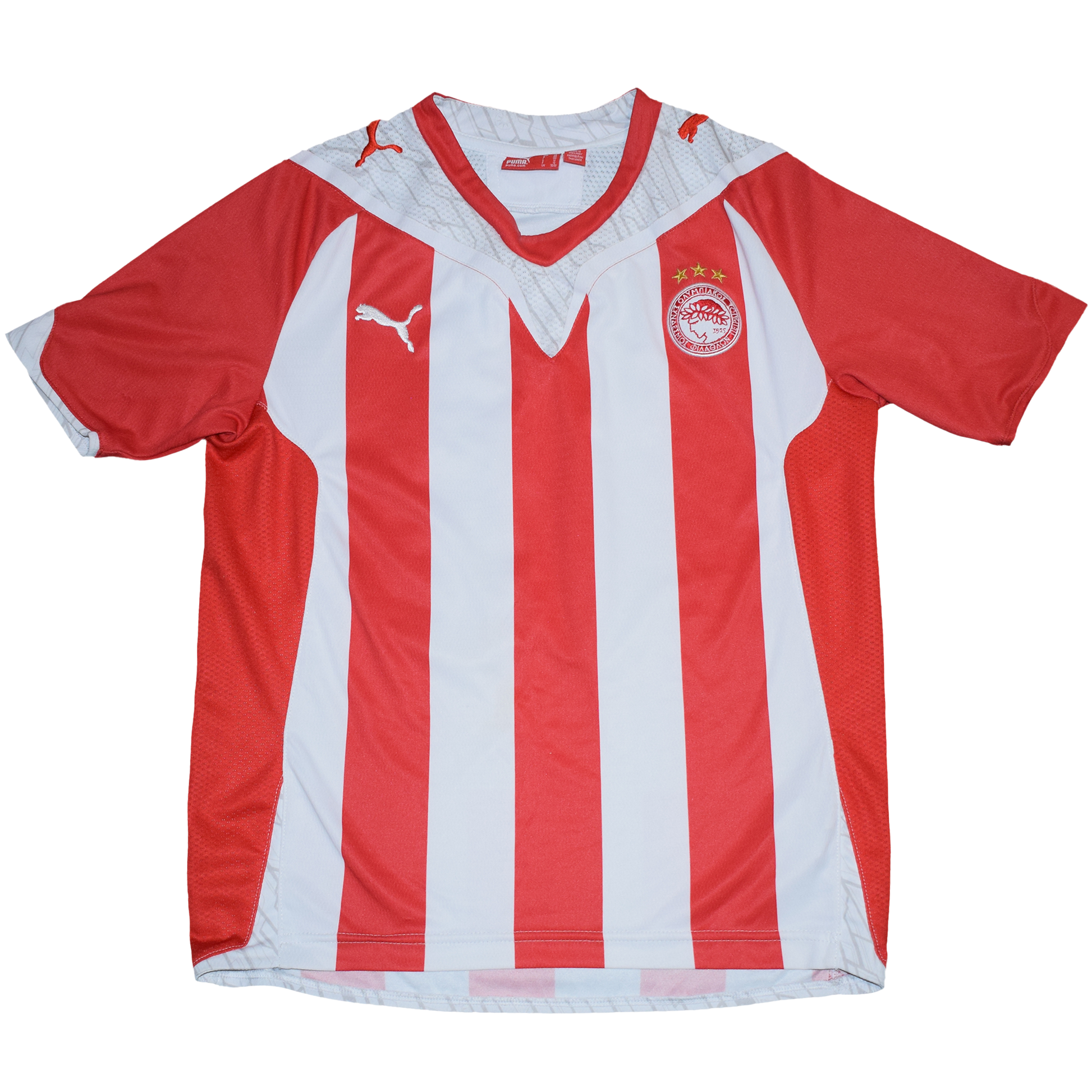 Olympiacos 2009/10 Home kit with Official Fetfatzidis Print YL (Kids)