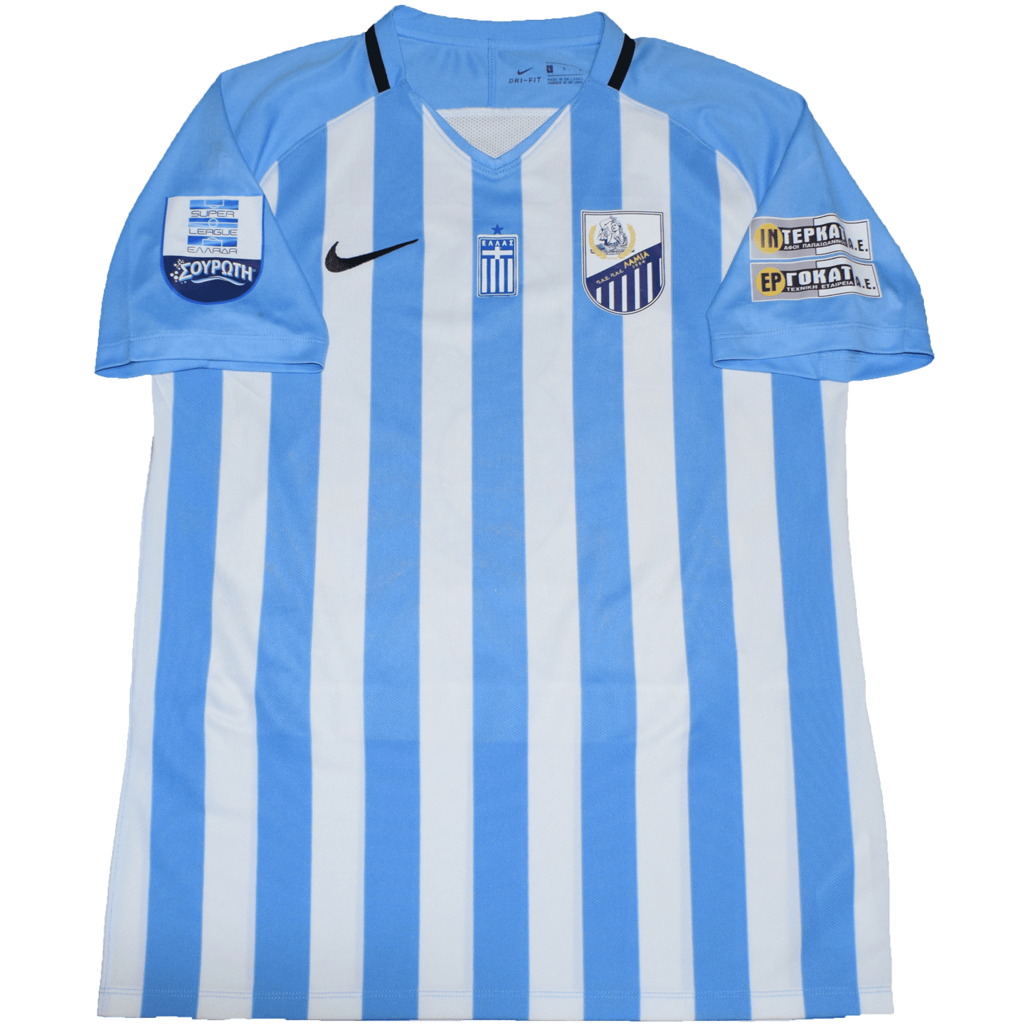 Pliatsikas Matchworn PAS Lamia 2018/19 Home kit Large