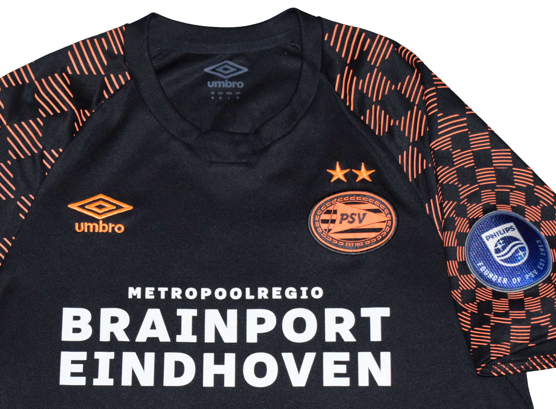 PSV 2019/20 Away kit with Official Malen Print Medium