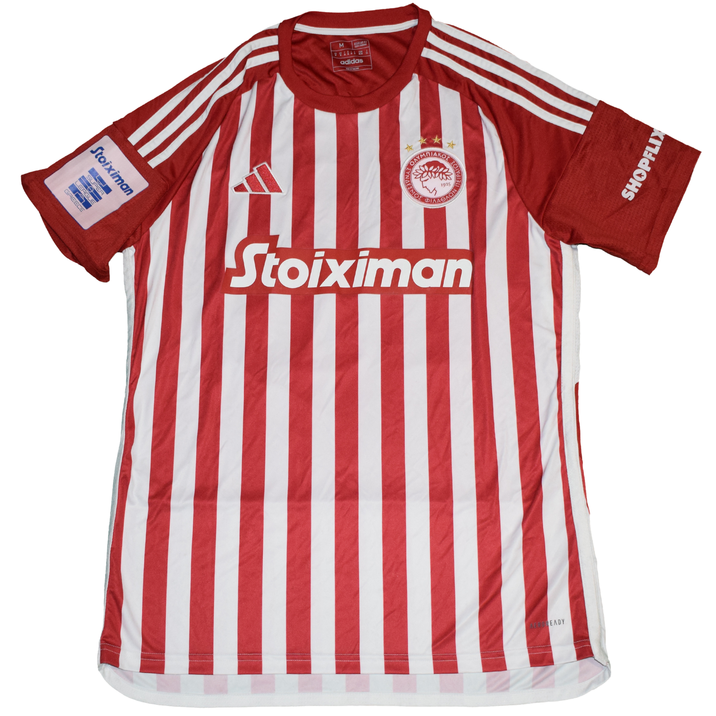 Quini Matchworn Olympiacos 2023/24 Home kit Medium