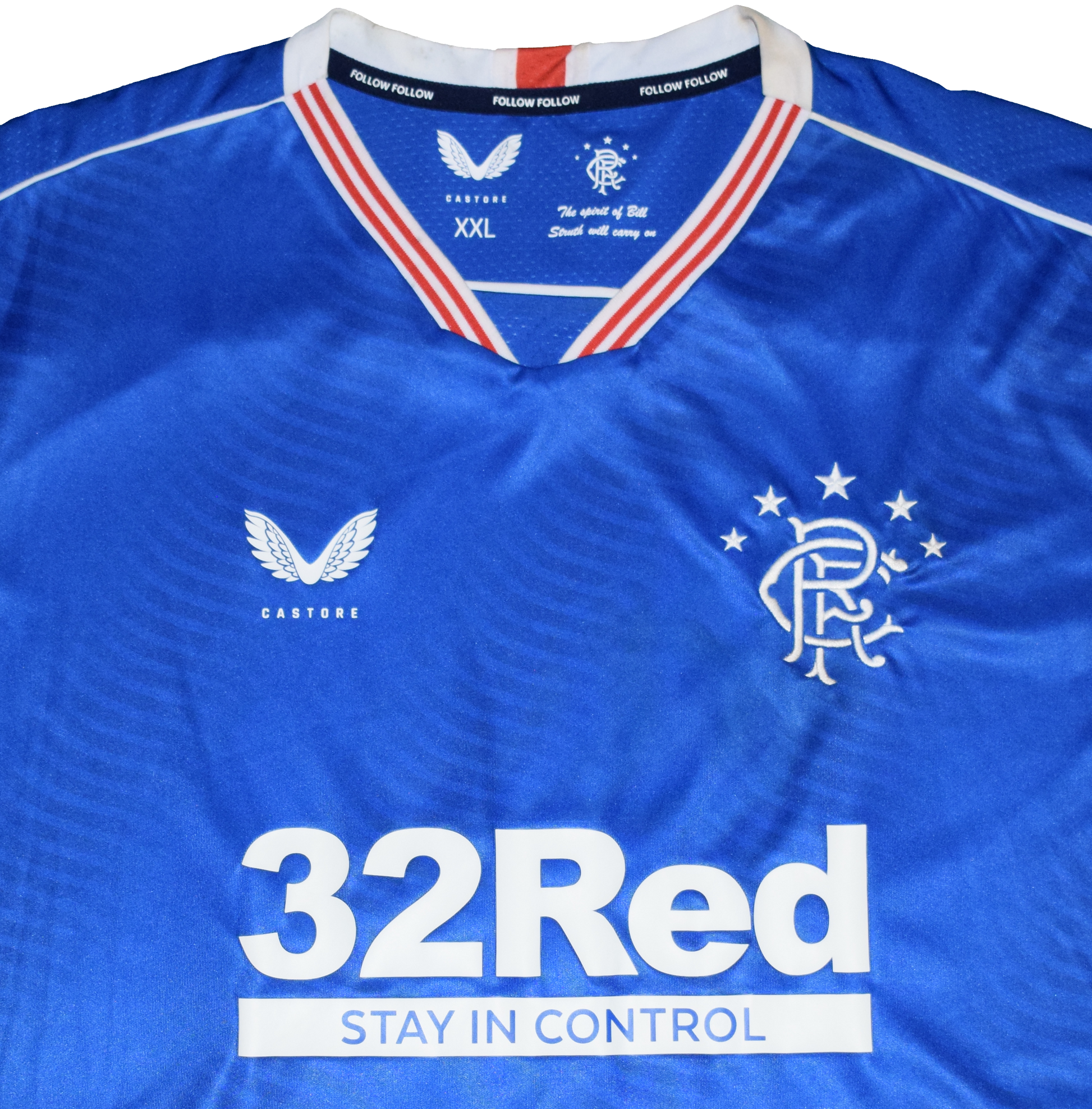Rangers 2020/21 Home kit XXL