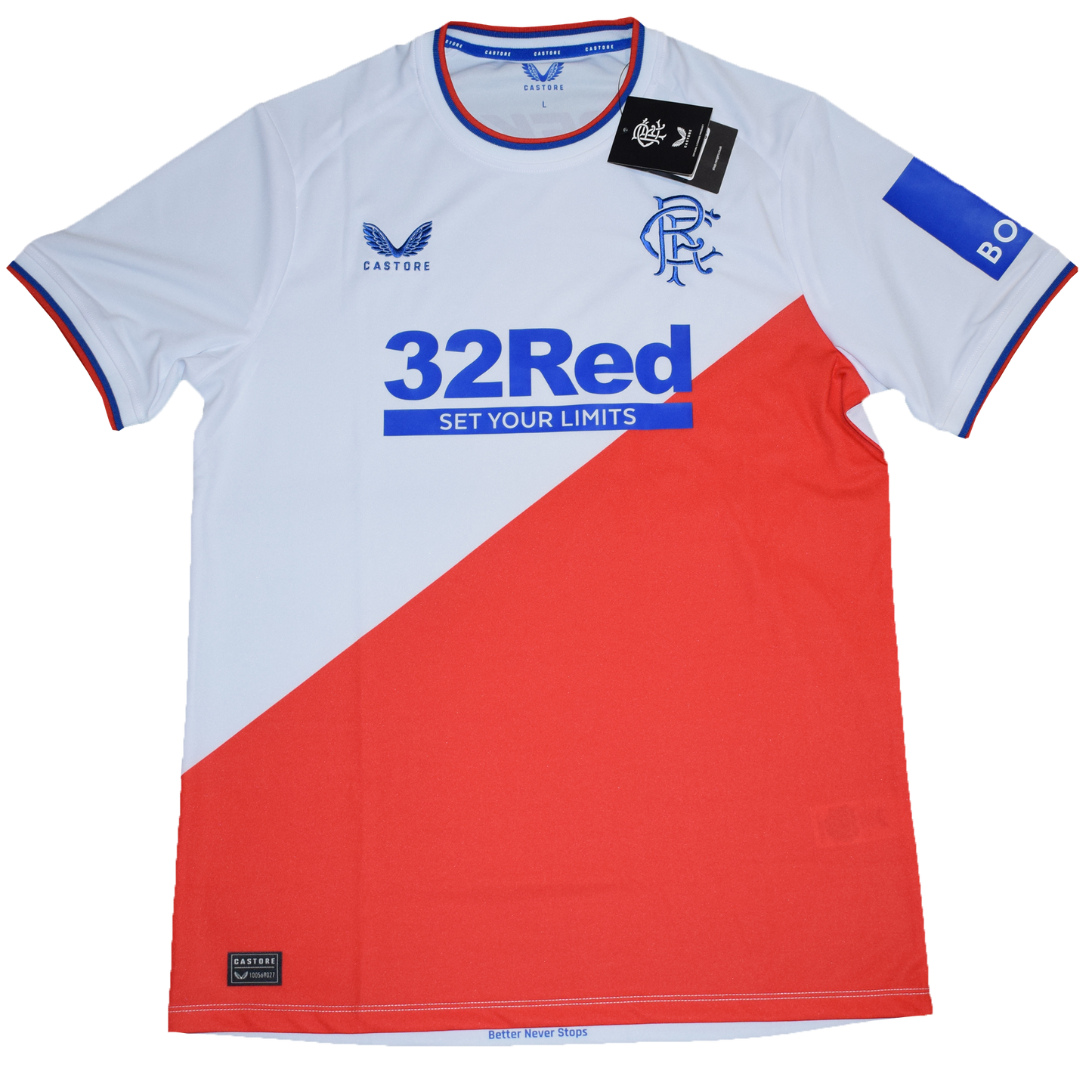 Rangers 2022/23 Away kit Large BNWT