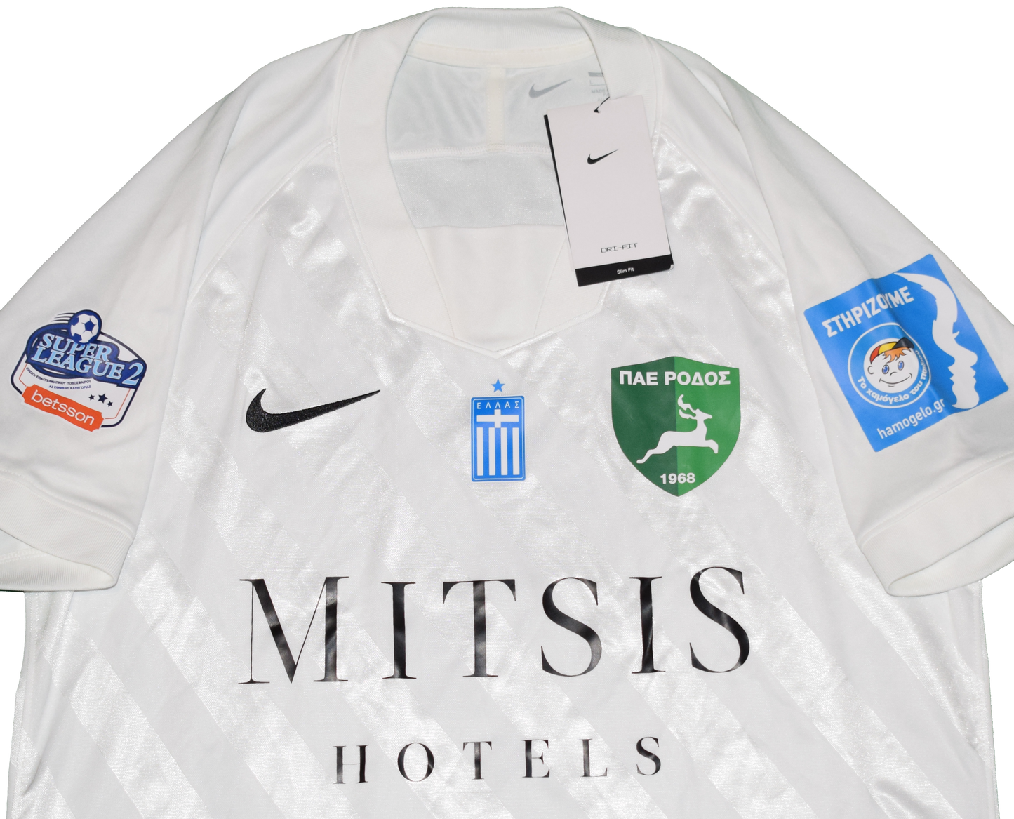 Ρόδος FC 2021/22 Εκτός έδρας Εμφάνιση με επίσημο τύπωμα ΚΑΡΡΙΚΙ Large BNWT