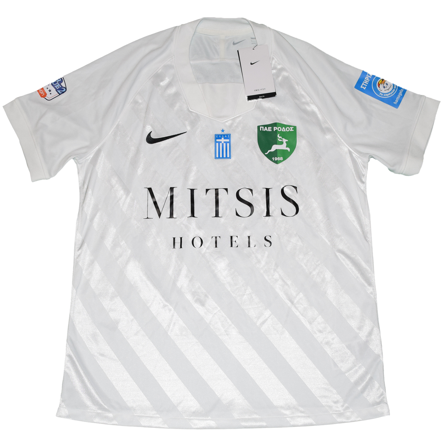 Ρόδος FC 2021/22 Εκτός έδρας Εμφάνιση με επίσημο τύπωμα ΚΑΡΡΙΚΙ Large BNWT