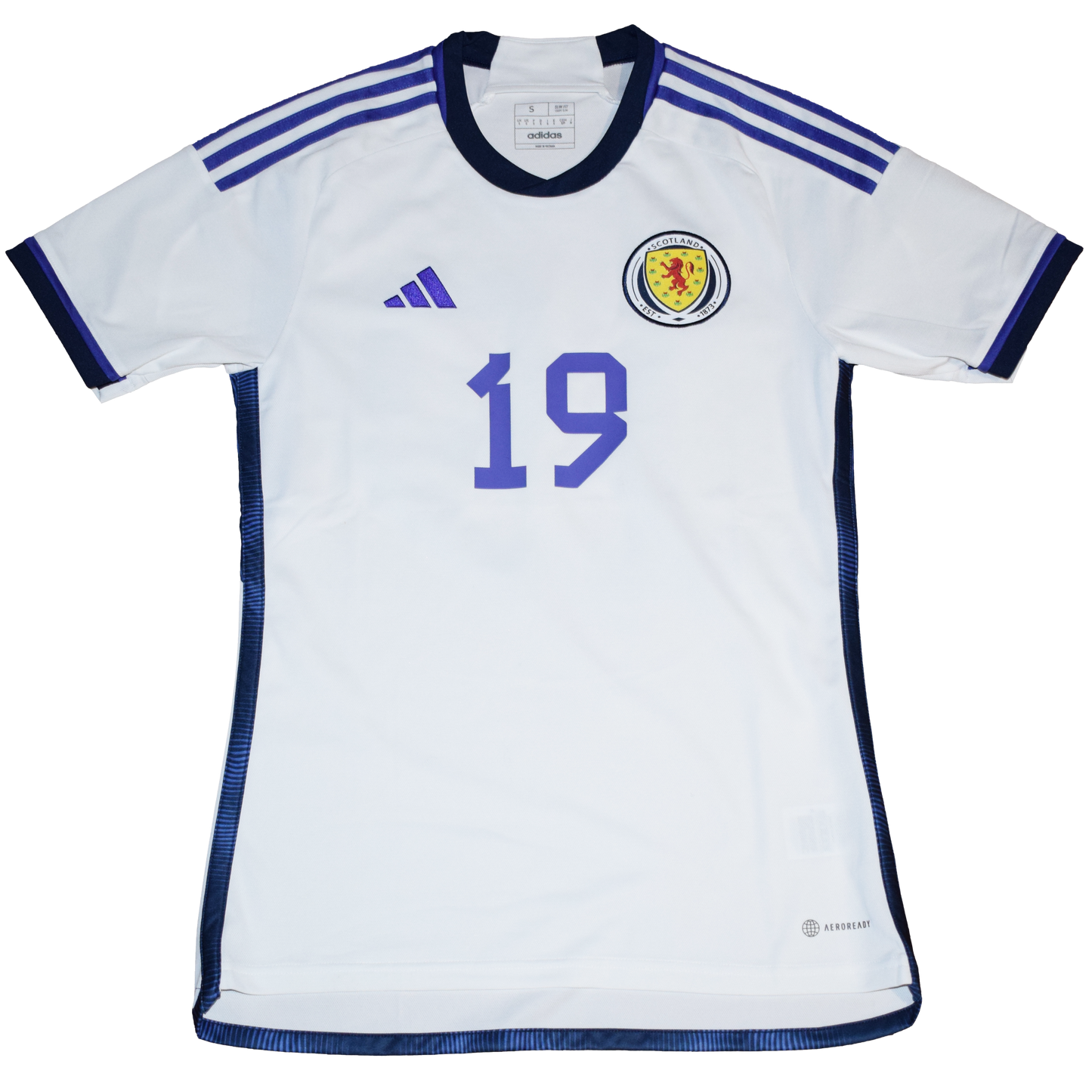 Scotland 2022 Away kit with '19' Print Small