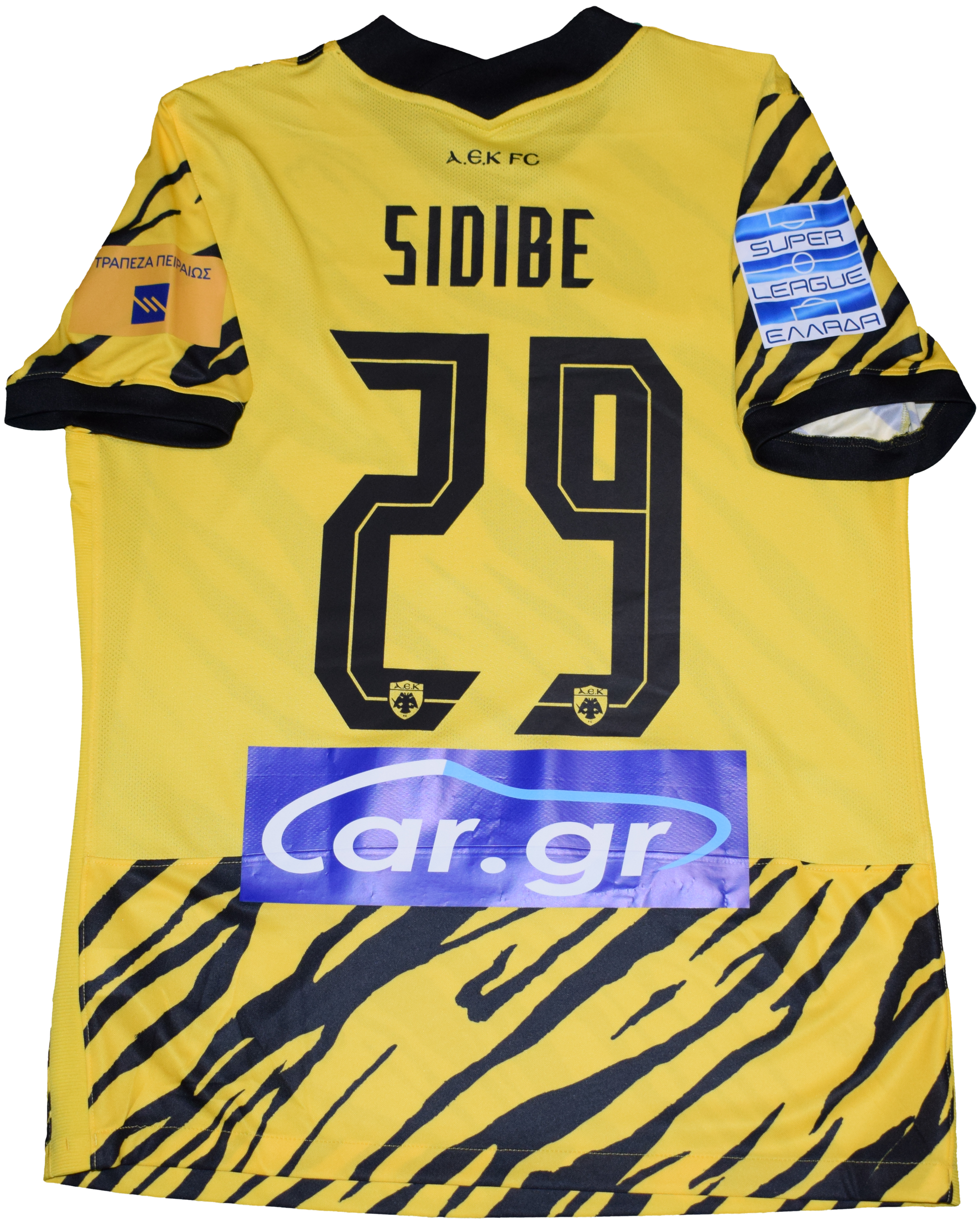 Sidibe Matchworn AEK Athens 2022/23 Home kit Large