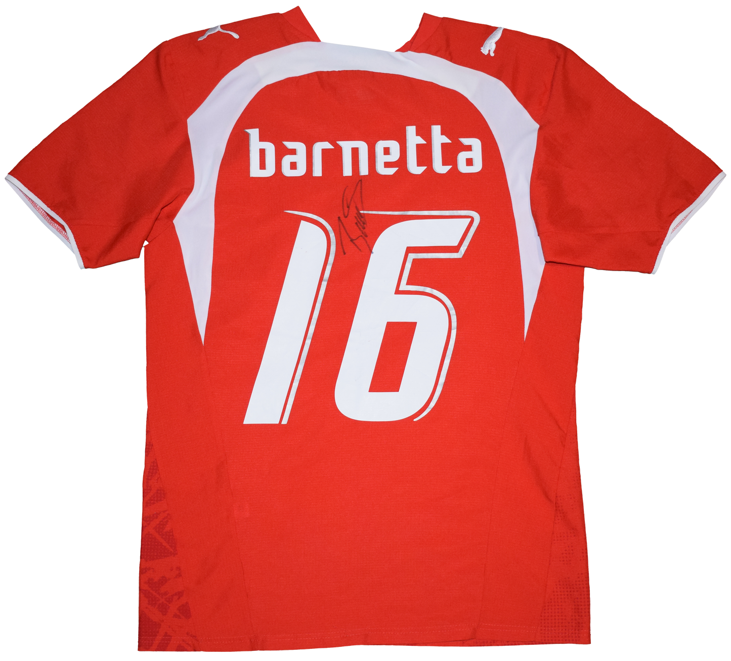 Switzerland 2006 Home kit with Official Barnetta Print SIGNED XS