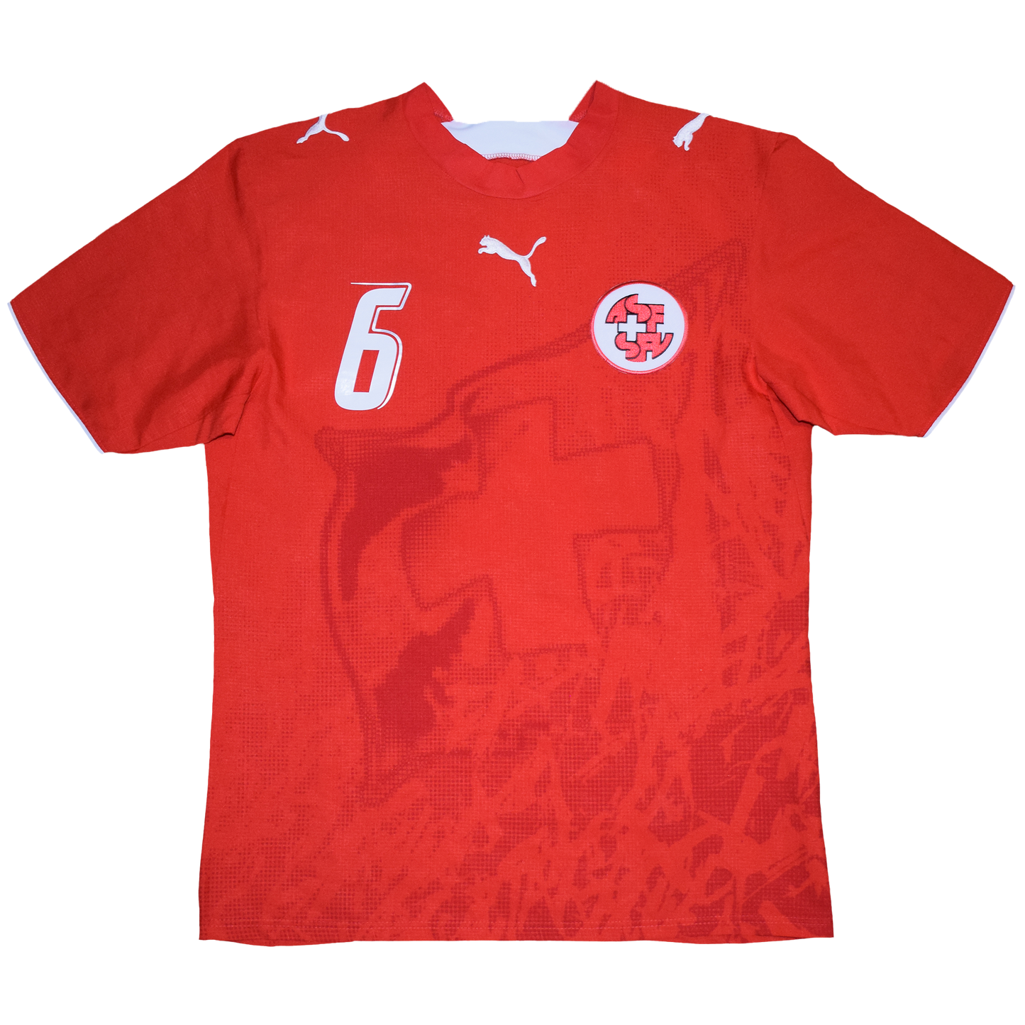 Switzerland 2006 Home kit with Official Vogel Print Small