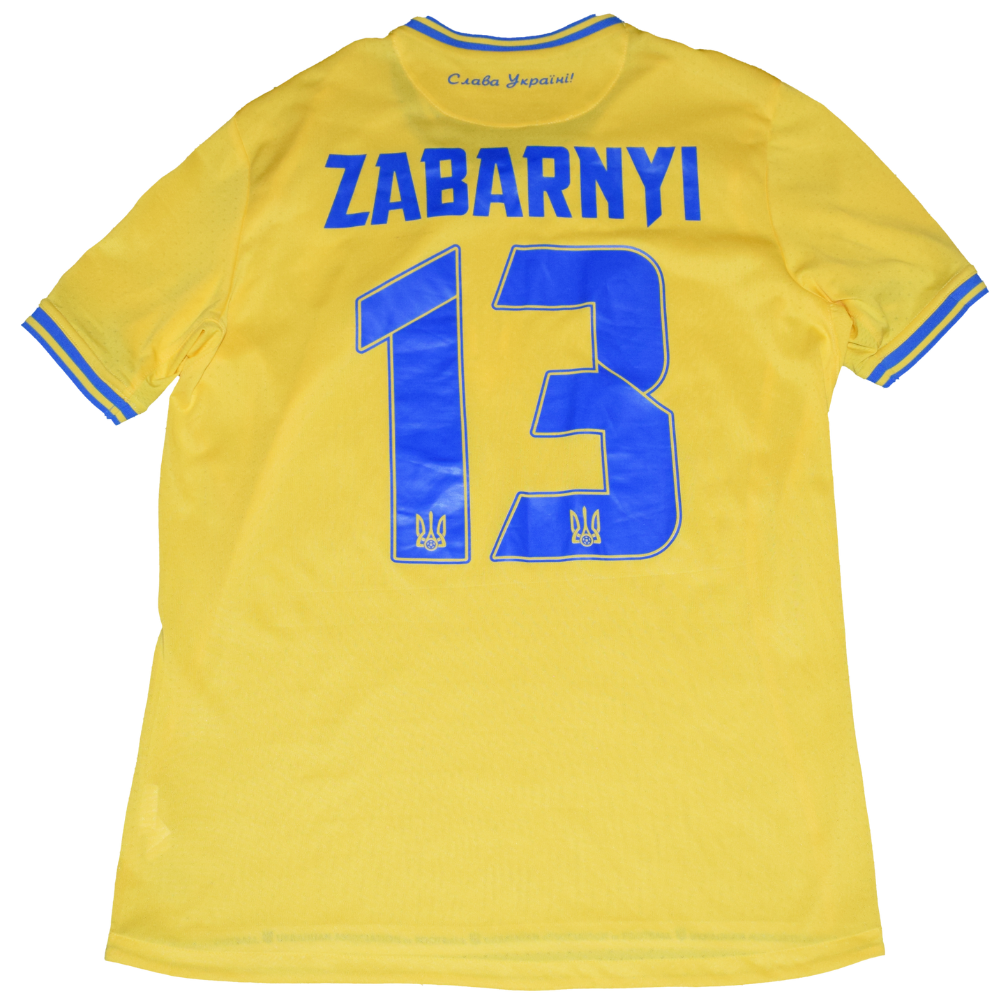 Zabarnyi Matchworn Ukraine 2024 Home kit Large