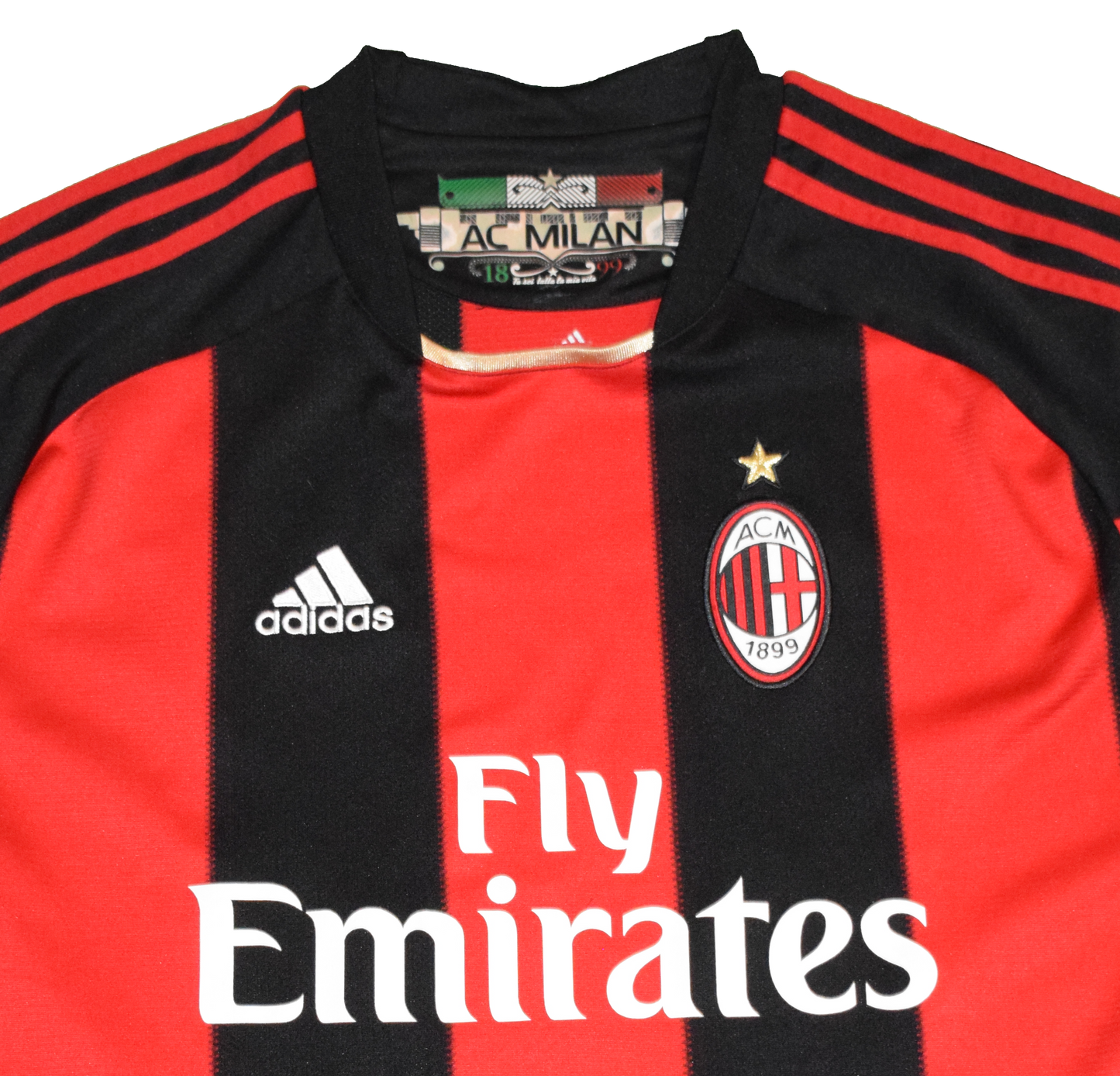 AC Milan 2010/11 Εντός Έδρας Εμφάνιση XL