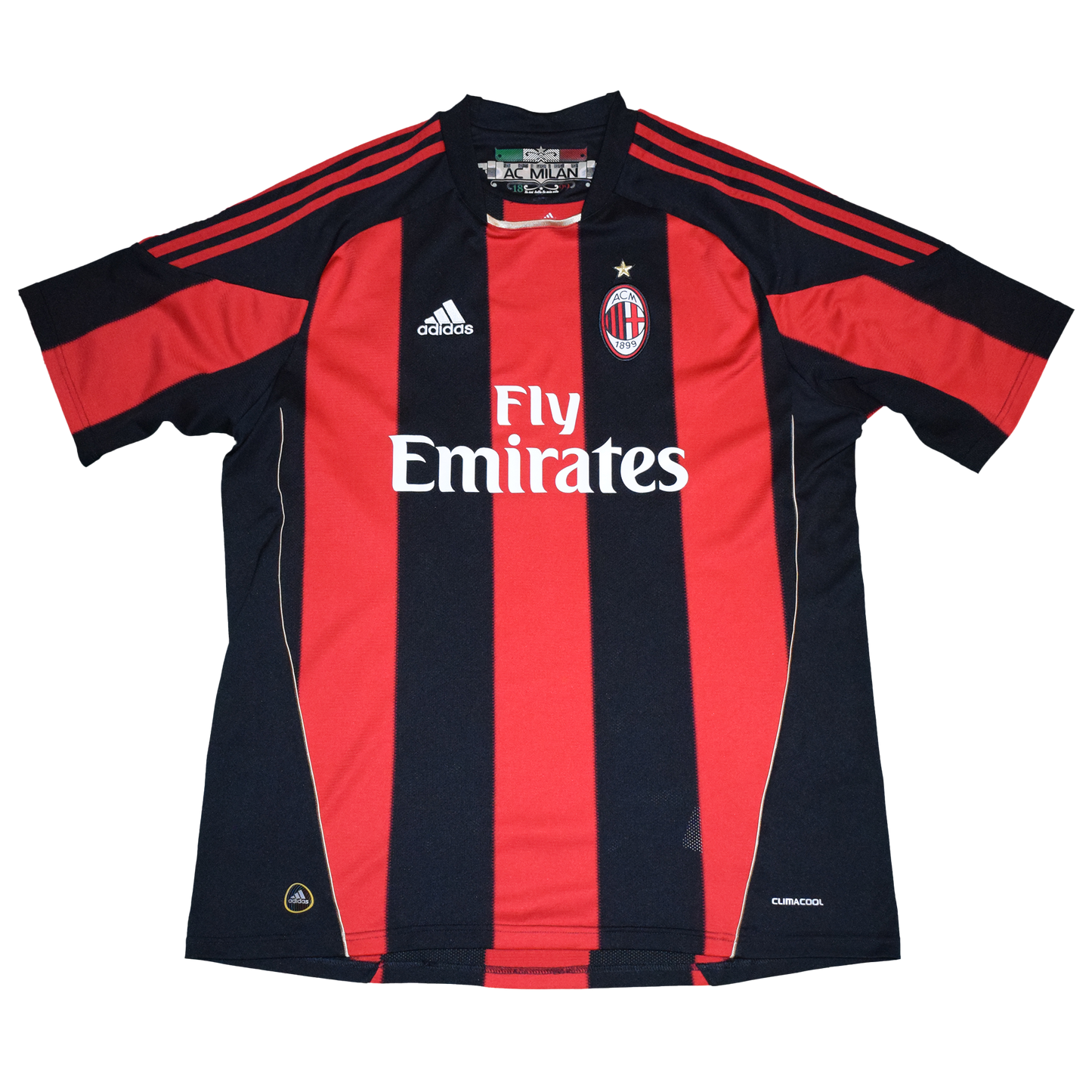 AC Milan 2010/11 Εντός Έδρας Εμφάνιση XL