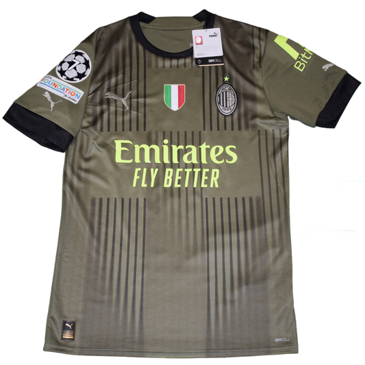 AC Milan 2022/23 Third kit with Official Tonali print Small BNWT
