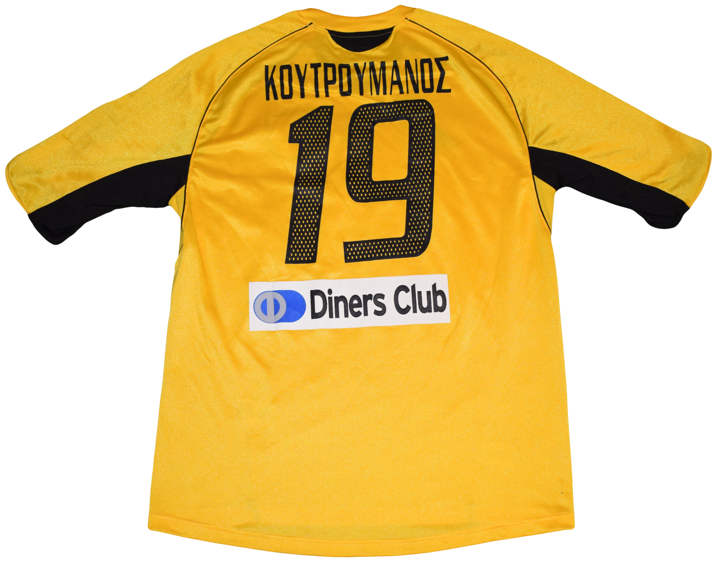 AEK Athens 2005/06 Home kit with Official Koutroumanos Print XL