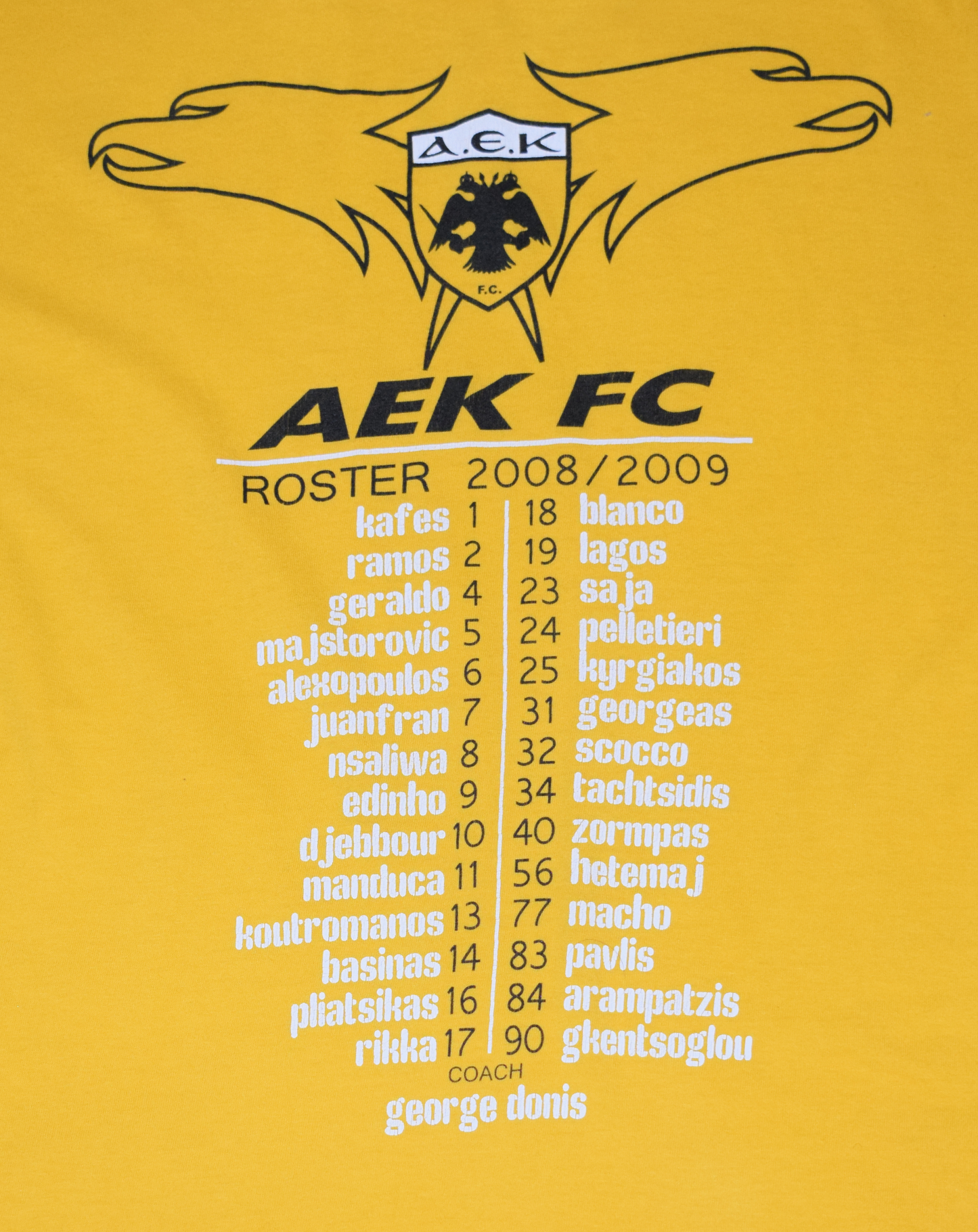AEK 2008/09 T-Shirt Small