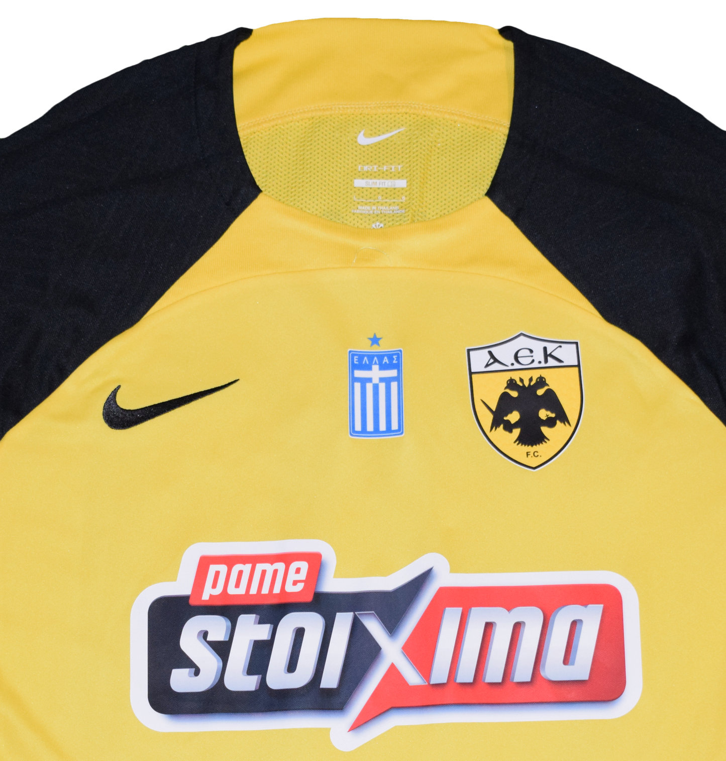 AEK Athens 2024/25 Home kit with Official Mantalos Print Large BNWT