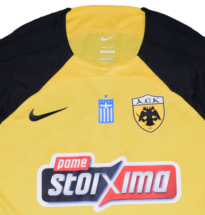 AEK Athens 2024/25 Home kit with Official Mantalos Print Large BNWT