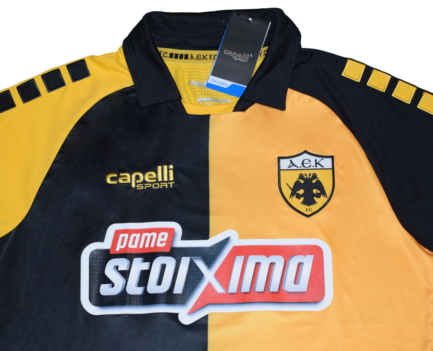 AEK Athens 2020/21 Home kit with Official L.Garcia Print Small BNWT