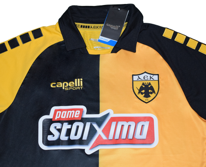 AEK Athens 2020/21 Home kit with Official L.Garcia Print Small BNWT