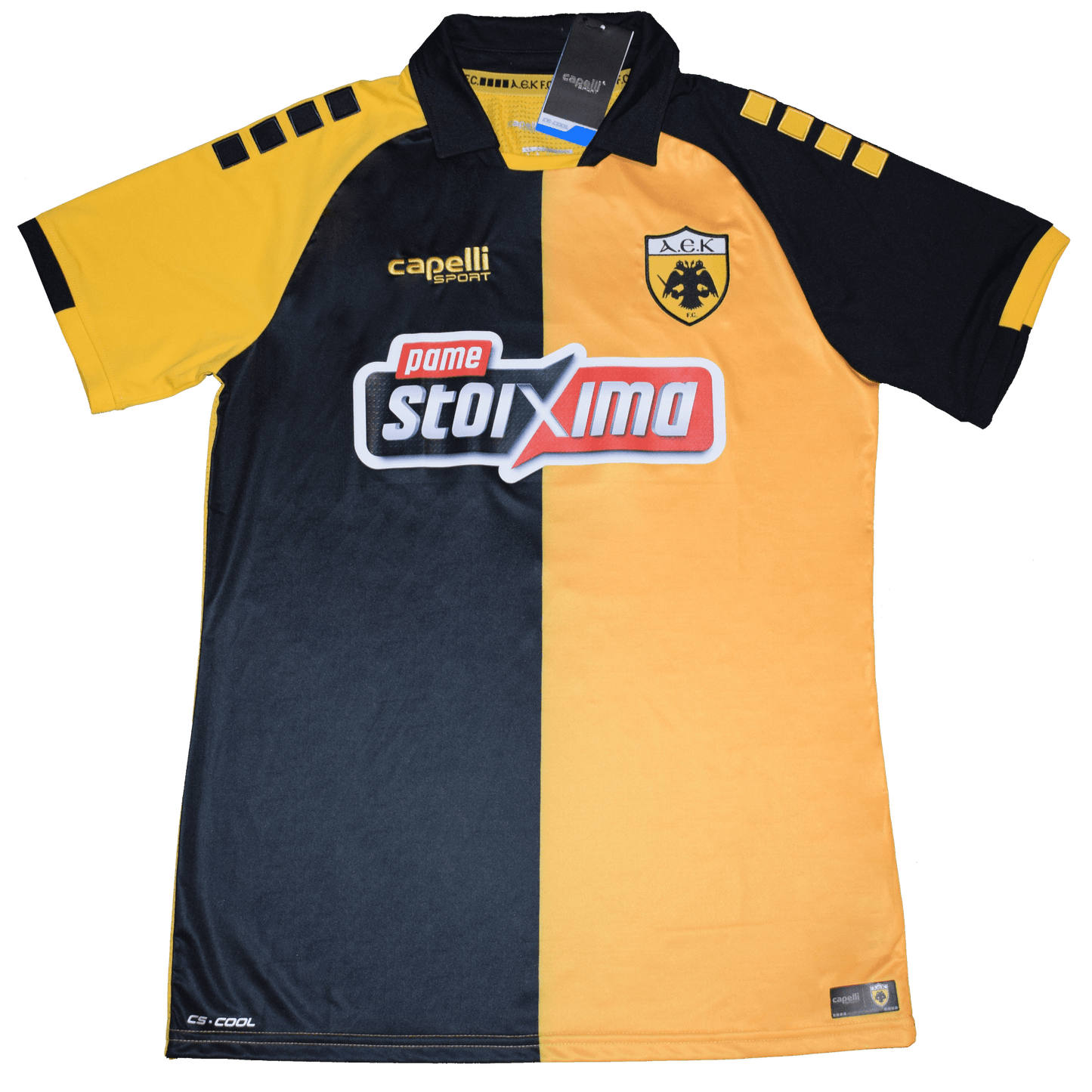 AEK Athens 2020/21 Home kit with Official L.Garcia Print Small BNWT