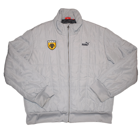 AEK Athens 2007/08 Puffer Jacket Large