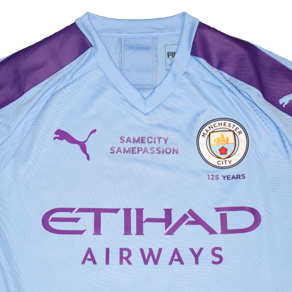 Angelino Match Issued Manchester City 2019/20 Authentic Player Version Home kit Small
