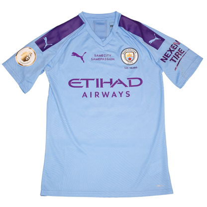 Angelino Match Issued Manchester City 2019/20 Authentic Player Version Home kit Small