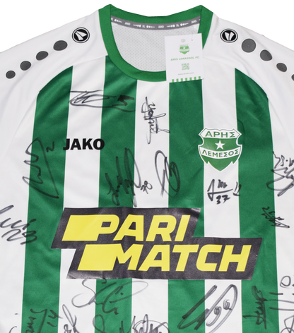 Aris Limassol 2022/23 Home kit Signed XL BNWT