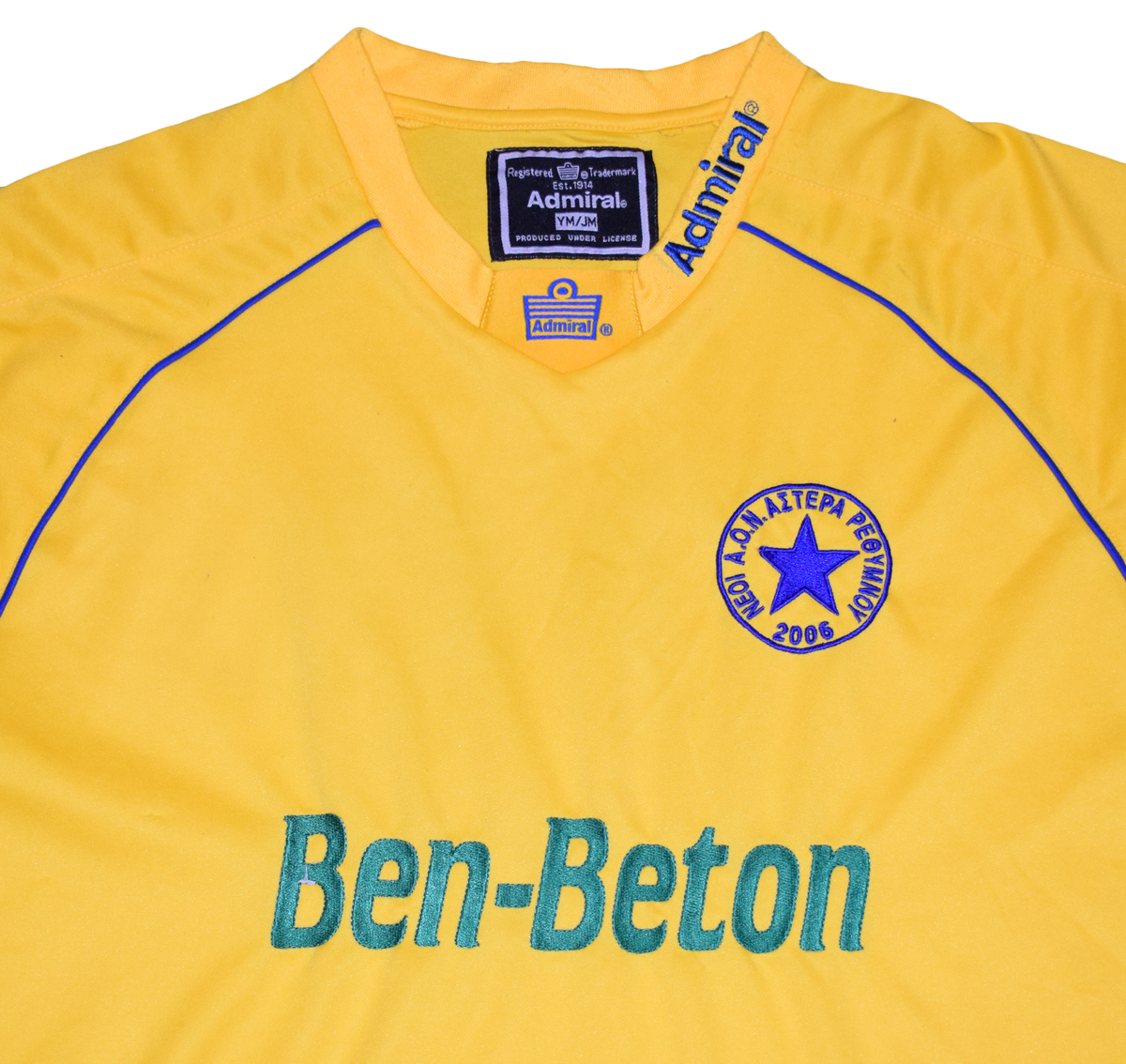 Asteras Rethymnou 2010s Home kit with n. 28 Print Medium