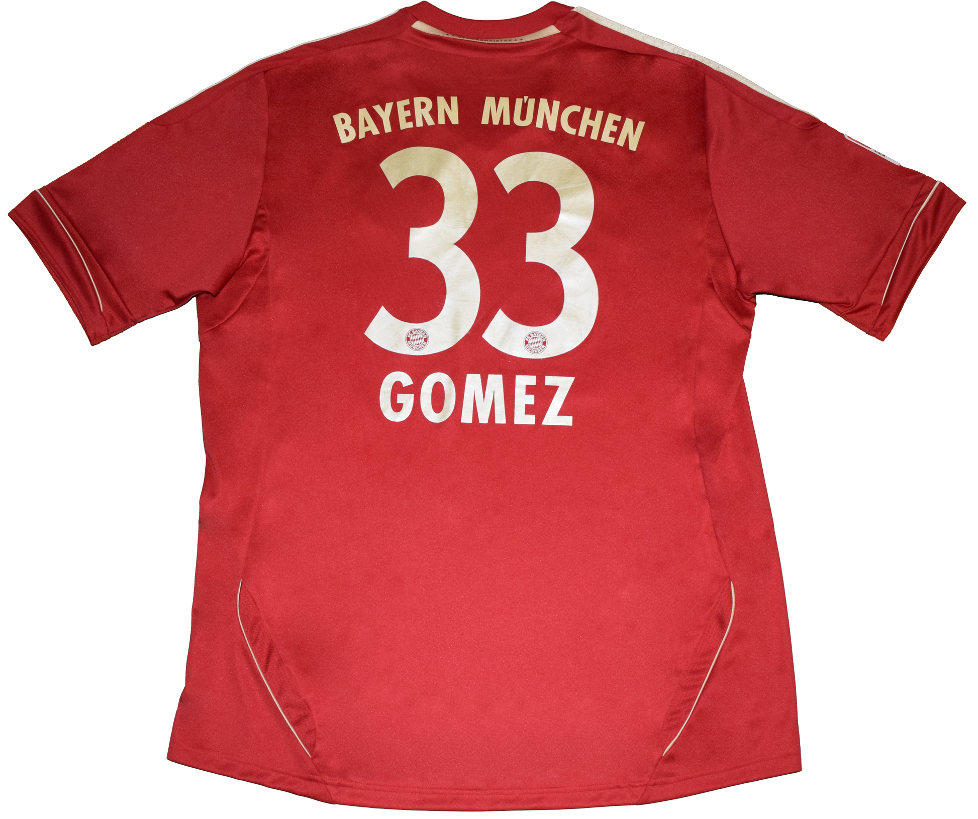 Bayern München 2011/12 Home Kit with Official Mario Gomez Print XL