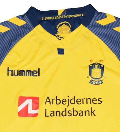 Brondby 2017/18 Εντός έδρας Eμφάνιση με εκτύπωση Fisker YXL (Παιδική)