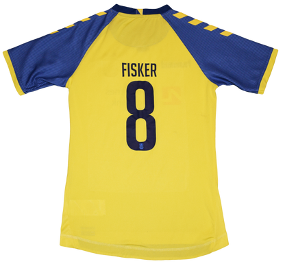 Brondby 2017/18 Εντός έδρας Eμφάνιση με εκτύπωση Fisker YXL (Παιδική)